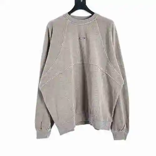 Grailz 23FW Wash Embroidered Round Neck Sweater