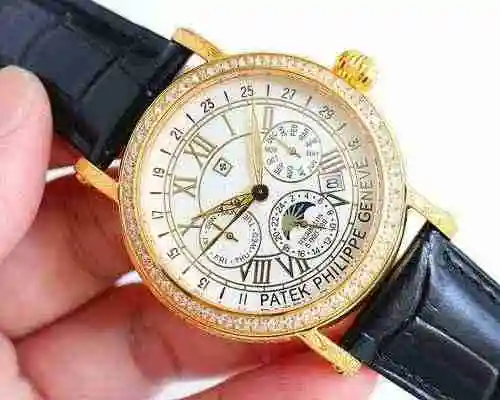 Reloj Patek Philippe para hombre combinado con movimiento mecánico original completamente automático