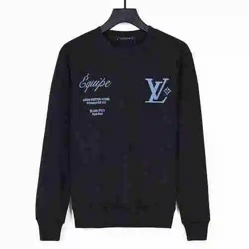 LOUIS VUITTON 23ss Autumn/Winter New Employee Clothing Letter Front and Back Printed Round Neck Swea