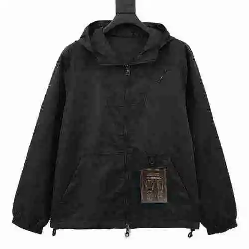1V dark patterned jacquard double-sided jacket, charge jacket jacket