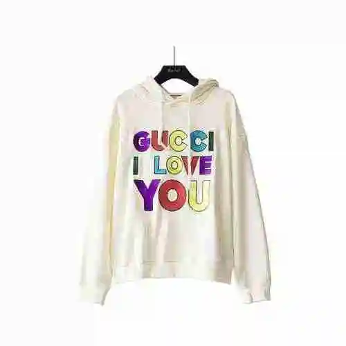 GUCCI Classic Fantasy Sequin Embroidered Hoodie
