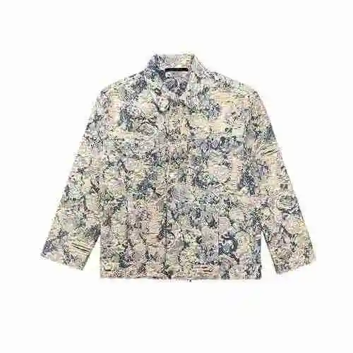 Louis Vutton Snowflake Denim Coat
