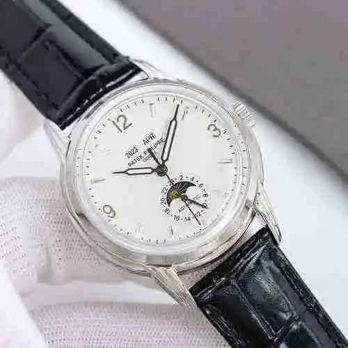 Reloj Patek Philippe para hombre combinado con movimiento mecánico original completamente automático