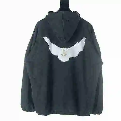 Balenciaga Balenciaga BLCG x YEEZY x Gap Tripartite Co branded Peace Pigeon Printed Hoodie