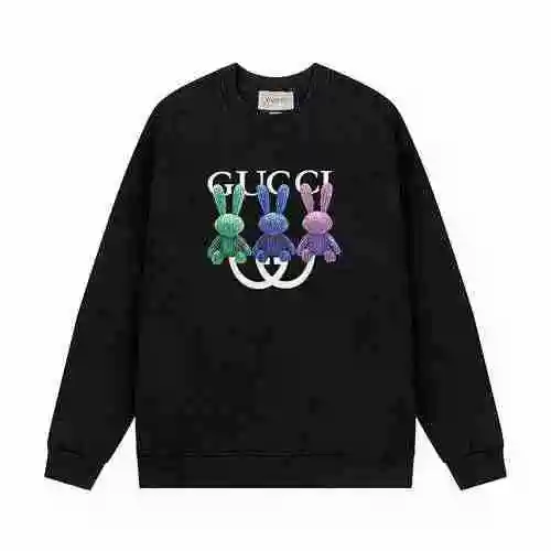 Gucci Gucci 23SS Rabbit Year Limited Three Colorful Rabbit Dolls Digital Spray Printed Letter Logo U