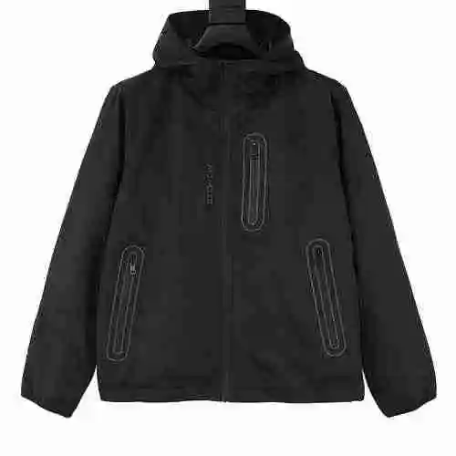 Moncker/Moulded Arm Badge Windbreaker Coat