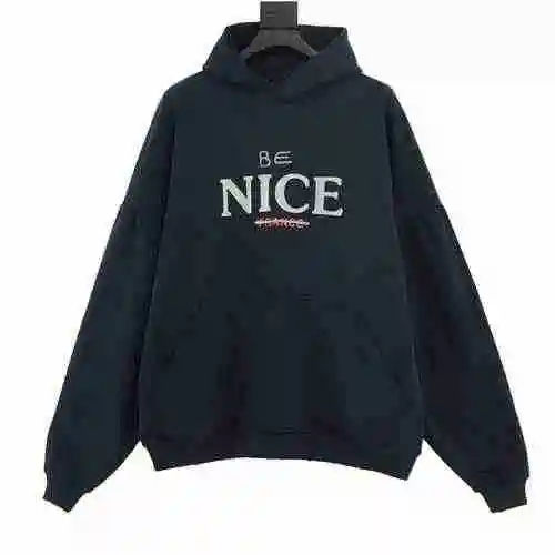 Blcg Autumn/Winter New Paris Printed Flower Hoodie