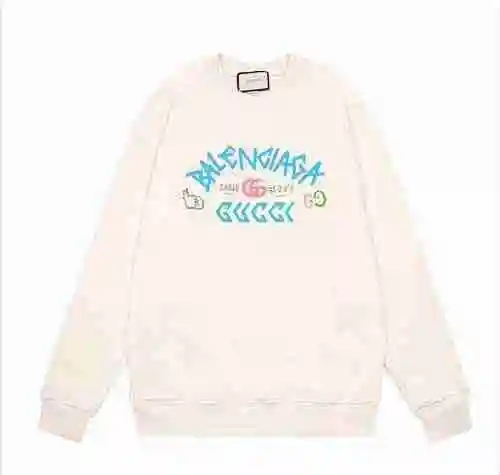 Balenciaga X Gucci Balenciaga Co branded Gucci 23ss Co branded Letter Printed Sweater