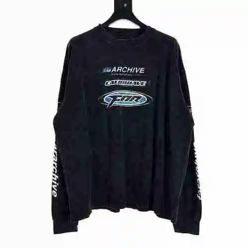 Far archive 23FW Racing Wash Long Sleeve T-shirt