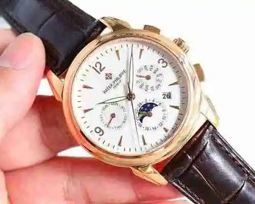 Reloj Patek Philippe para hombre combinado con movimiento mecánico original completamente automático