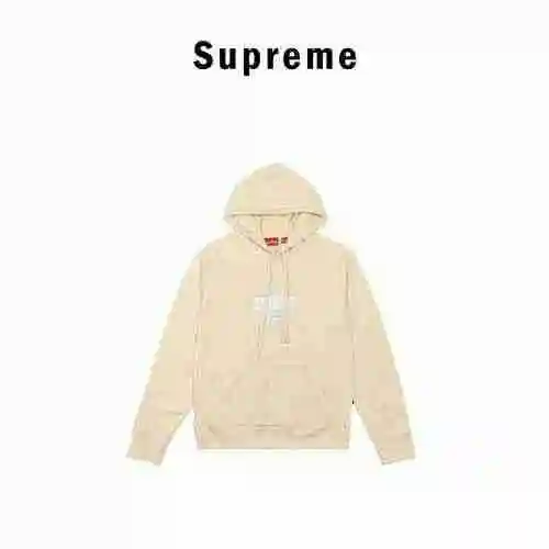 Supreme 20Fw Embroidered Cross Box Logo Hoodie