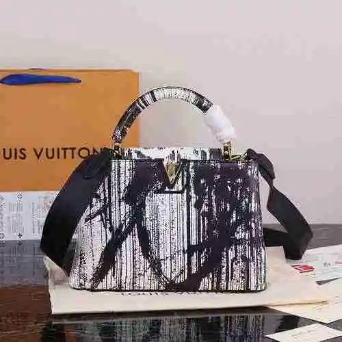 Bolso LV Louis Vuitton hecho de material de lona importado, bolsa de regalo de entrega de alta calid