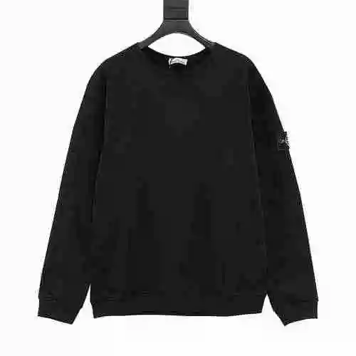 Stone Island/Stone Island Classic Arm Logo Terry Round Neck Sweater