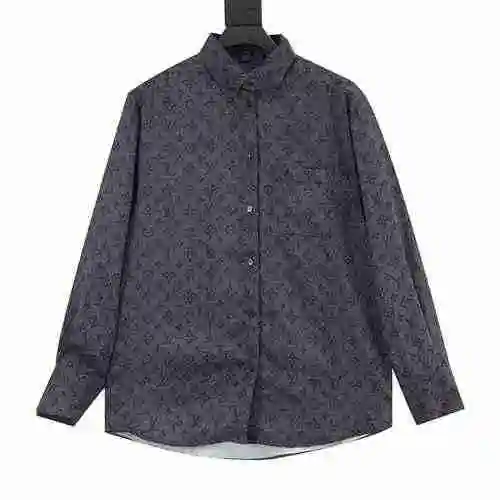 1V Old Flower Full Print Long Sleeve Shirt