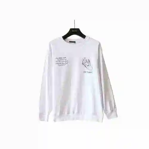 LV Shoes New Classic Front and Rear Printed Round Neck Long Sleeve Men's and Women's Top Pullover Sw