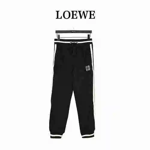 Loewe/Loewe 23Fw Contrast Ribbon Embroidery Set Pants