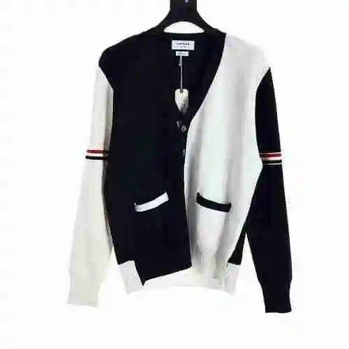 Double sleeved woven cuffed cardigan