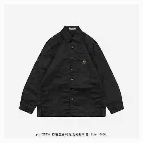 PRD 22Fw Pocket Triangle Nylon Shirt Coat