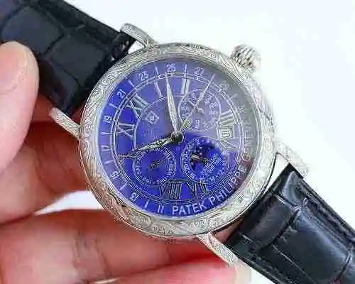 Reloj Patek Philippe para hombre combinado con movimiento mecánico original completamente automático