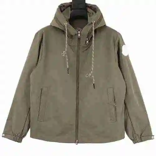Moncker/Moulded Arm Badge Windbreaker Coat