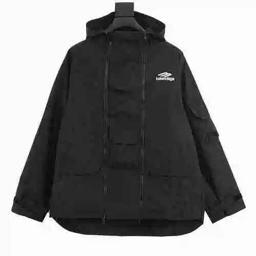 BLCG 23ss Trick 3Bsporty Black Jacket Charge Coat