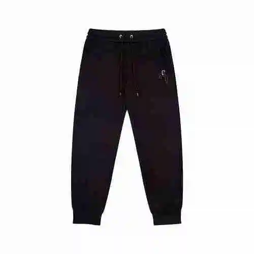 FENDI Fendi interlocking double ff letter embroidered logo logo pants