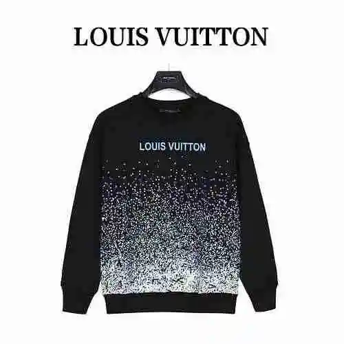 Louis Vuitton/Louis Vuitton 23Fw Speckled Sky Star Gradient Logo Printed Round Neck Sweater
