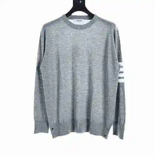 Fine wool round neck sweater