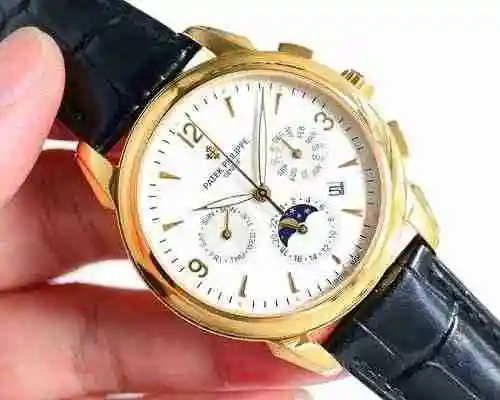 Reloj Patek Philippe para hombre combinado con movimiento mecánico original completamente automático