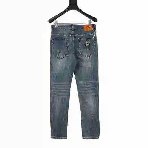 HERMES Hermes Big H Embroidered Jeans
