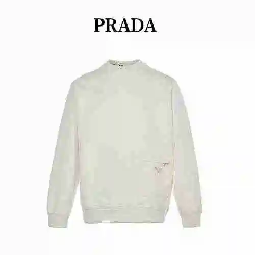 Prada/Prada 22Fw Triangle Pocket Round Neck Sweater