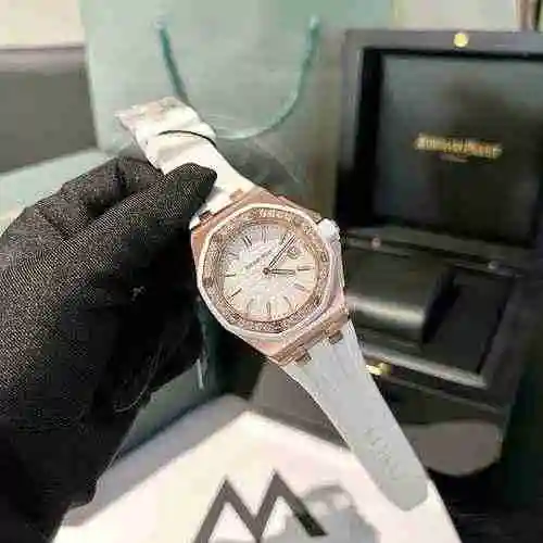 Reloj Aibi para mujer emparejado con movimiento mecánico original completamente automático Caja de a