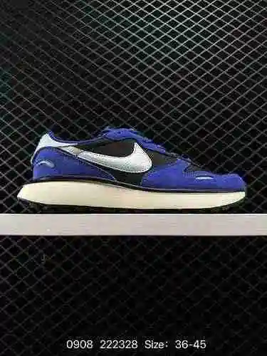 4 Negro Púrpura Plata Nike Waffle Phoenix Waffle Retro Sport Casual Zapatos para correr Envío origin