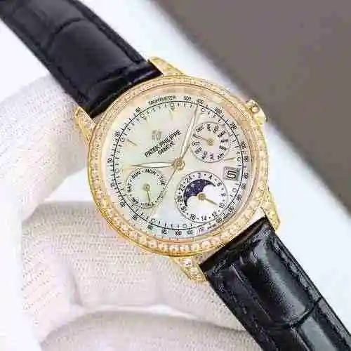 Reloj Patek Philippe para mujer combinado con movimiento mecánico original completamente automático 