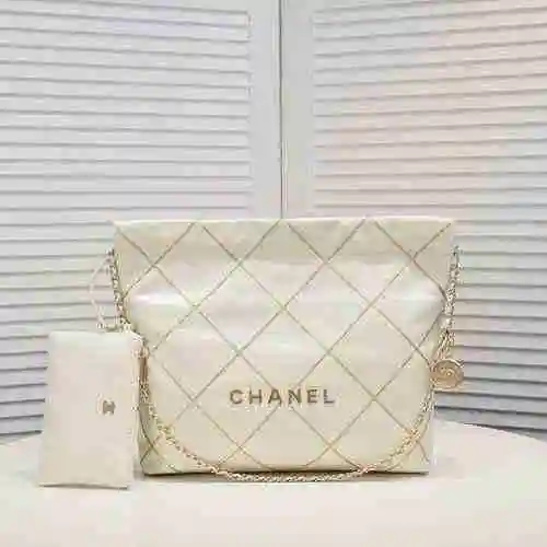 Chane1 Bolso de hombro Chanel hecho de material de lona importado, bolsa de regalo de entrega de alt