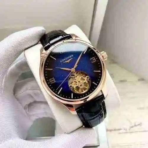 Reloj Longines para hombre combinado con movimiento mecánico original completamente automático Caja 
