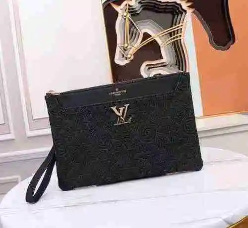 Bolso especial para hombre LV hecho de material de lona importado, bolsa de regalo de entrega de alt