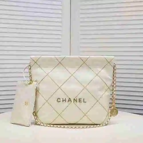 Chane1 Bolso de hombro Chanel hecho de material de lona importado, bolsa de regalo de entrega de alt