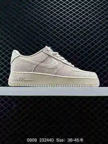 2 nuevos productos a nivel de empresa de envío Stussy x Nike Air Force&# x27; 7quot; Blanco fres