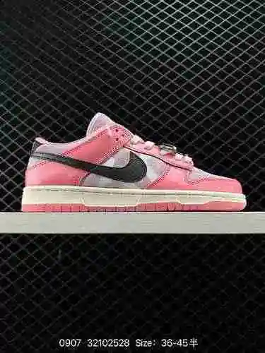4 Zapatos de críquet Nike Dunk Low Serie SB Zapatos de skate deportivos casuales, versátiles y clási