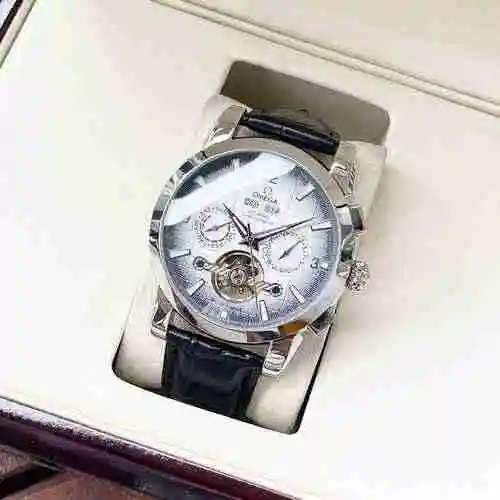 Reloj Omega para hombre combinado con movimiento mecánico original completamente automático Caja de 