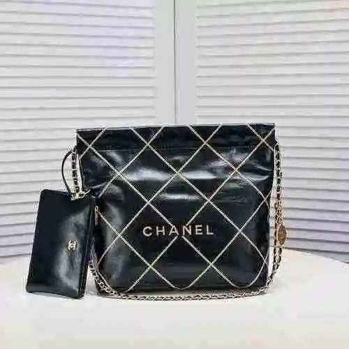 Chane1 Bolso de hombro Chanel hecho de material de lona importado, bolsa de regalo con entrega de al