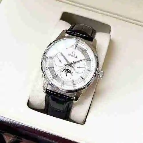 Reloj Omega para hombre combinado con movimiento mecánico original completamente automático Caja de 