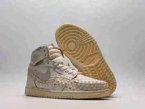 Aj1 conjunto completo de dos capas de tres partes tejido gris blanco 36-47.5