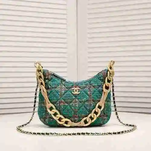 Chane1 Bolso para axilas Chanel hecho de material de lona importado, bolsa de regalo con entrega de 