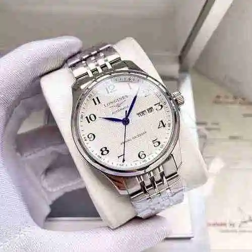 Reloj Longines para hombre combinado con movimiento mecánico original completamente automático Caja 