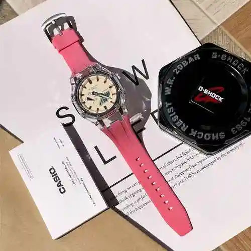 Pedido original, nuevo reloj Casio personalizado, emparejado con movimiento mecánico completamente a