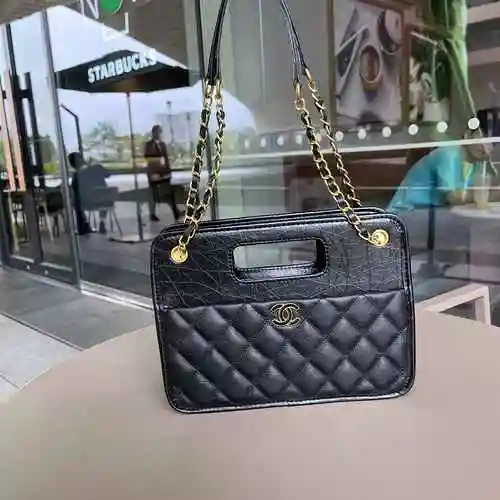 Bolsa de cartero medieval Chan Chanel hecha de material de lona importado, bolsa de regalo de entreg
