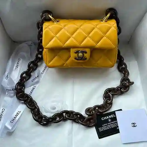Bolso de hombro Chan Chanel hecho de material de lona importado, bolsa de regalo de entrega de alta 