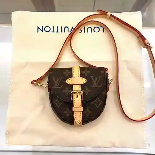 Mini alforja LV hecha de material de lona importado, bolsa de regalo de entrega de alta calidad, tam